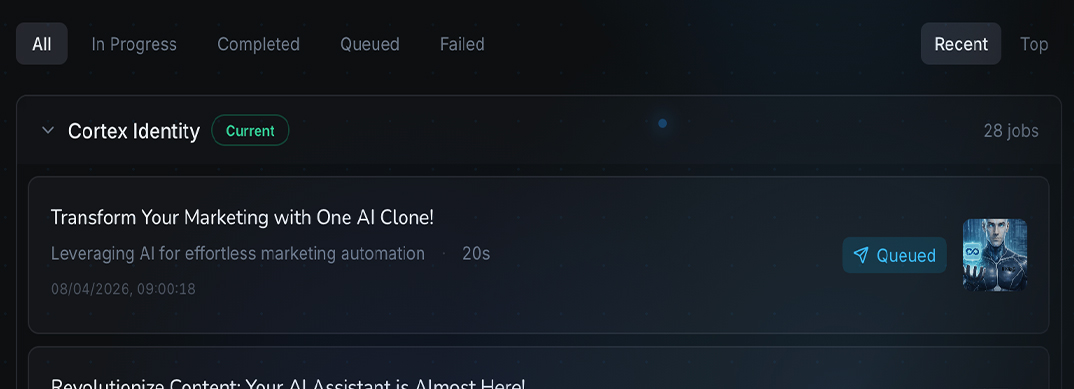 Cortex ID: AI clone that posts daily on autopilot